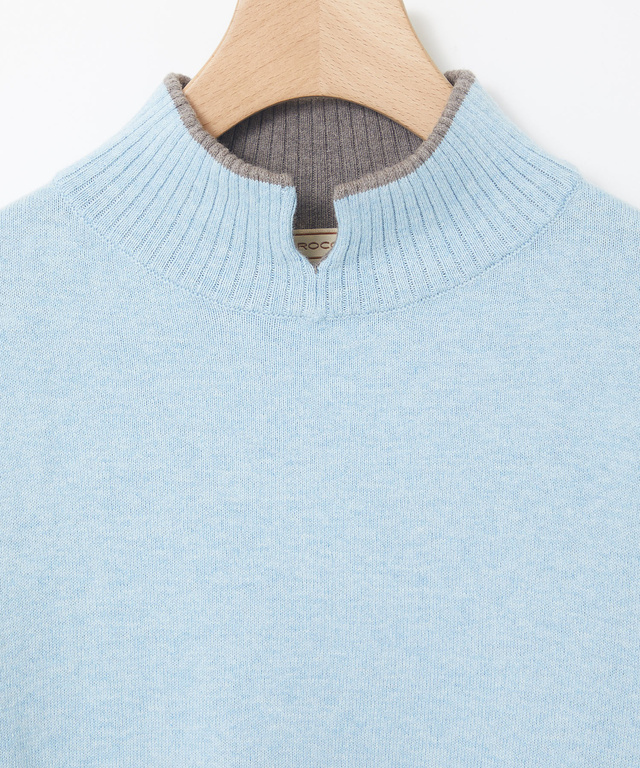 ハイネック ニット プルオーバー【手洗いOK】