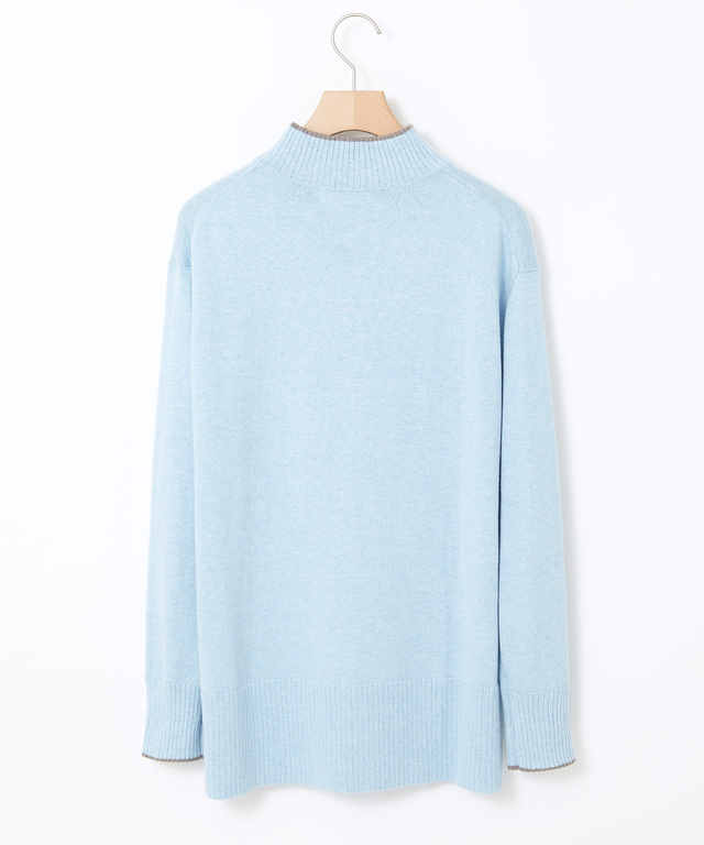 ハイネック ニット プルオーバー【手洗いOK】