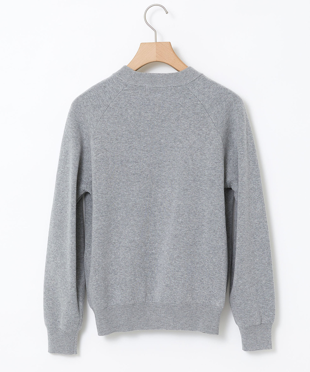 ロゴ ニット トレーナー【手洗いOK】