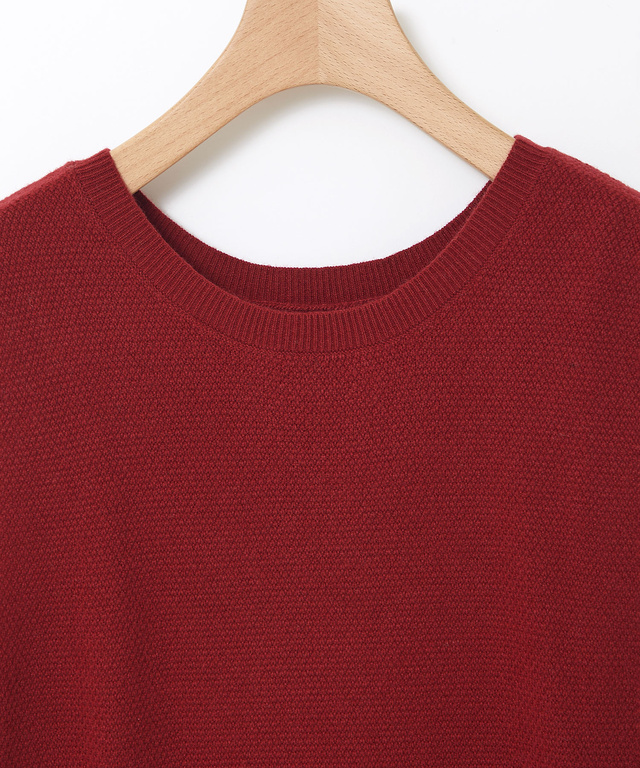 2WAY スリット ニットベスト【手洗いOK】