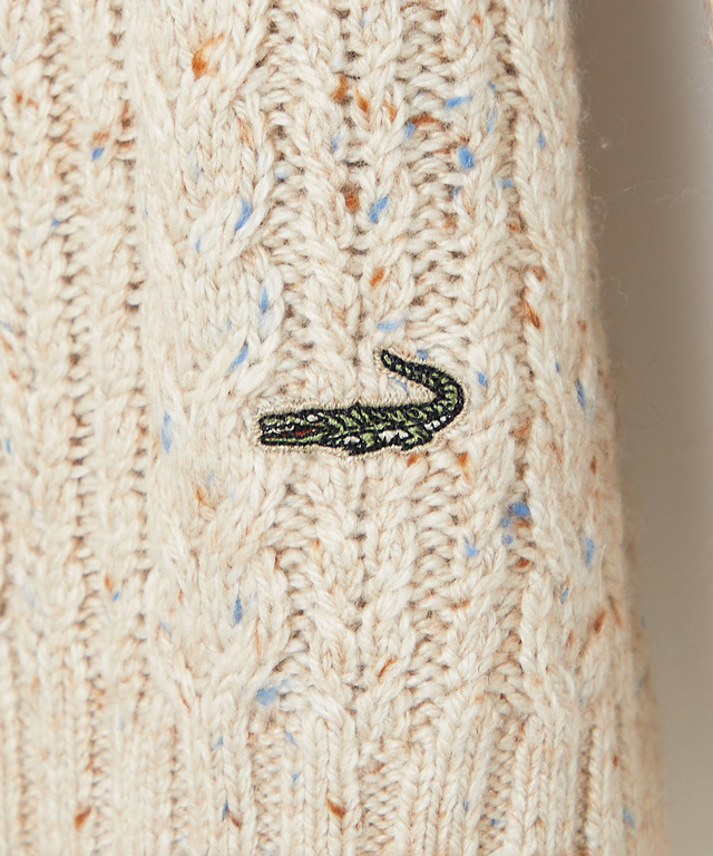 ウールブレンド ネップ ニット【手洗いOK】