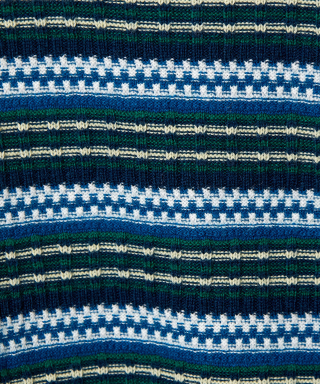 マルチカラーボーダー プルオーバー ニット【手洗いOK】