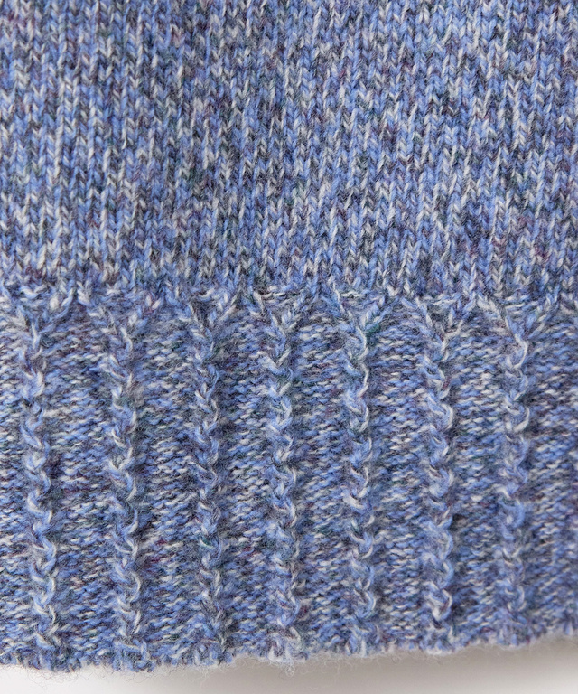 ウール マルチネップ ニットチュニック【手洗いOK】