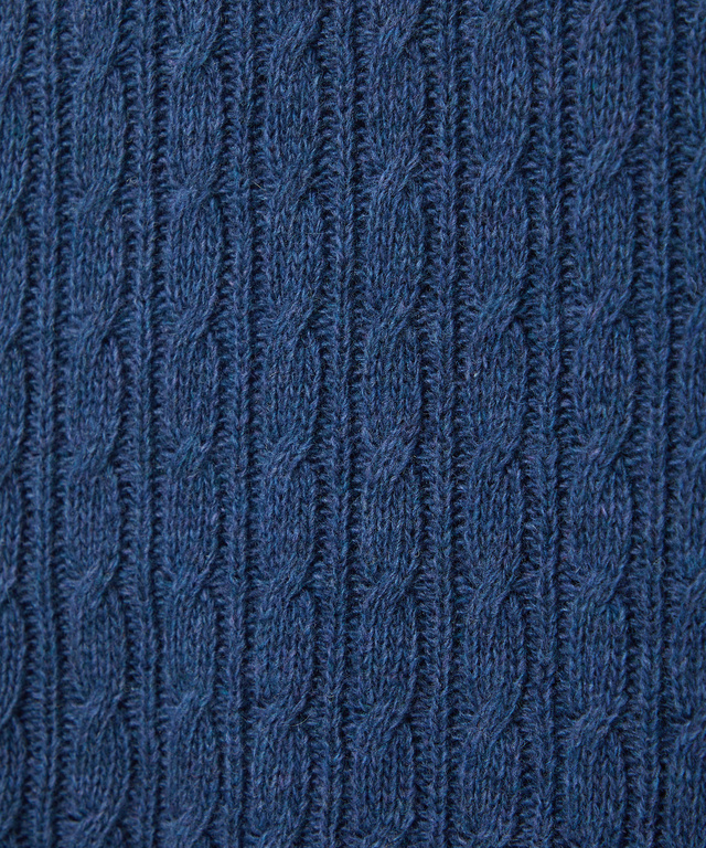 ウール ケーブルニット プルオーバー【手洗いOK】