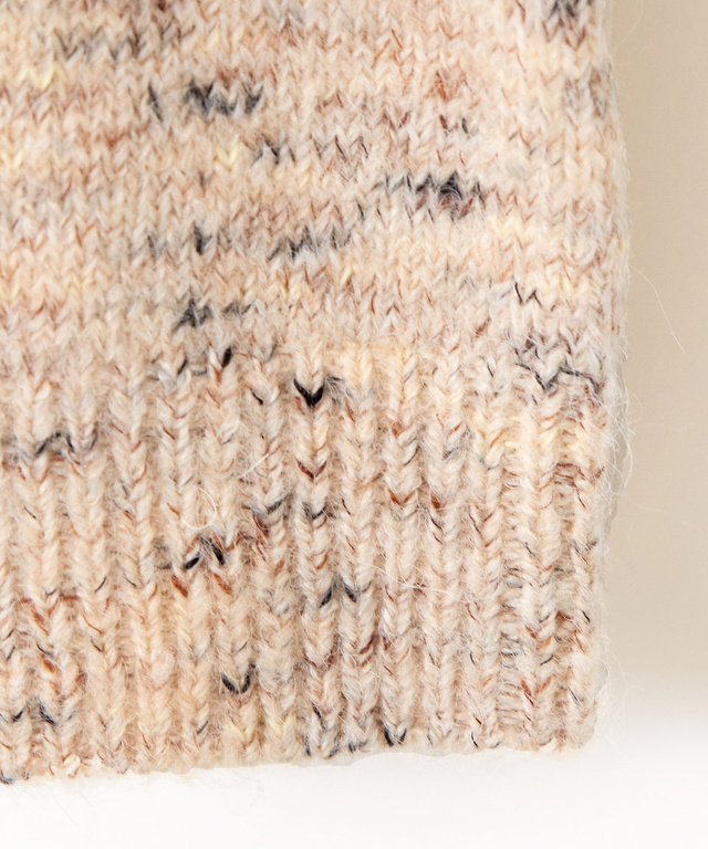 フェアアイル柄 ニットカーディガン 【手洗いOK】