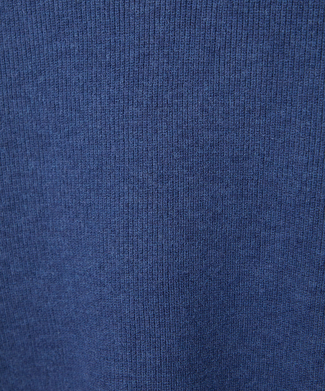 ウールブレンド ボトルネック ニット【手洗いOK】