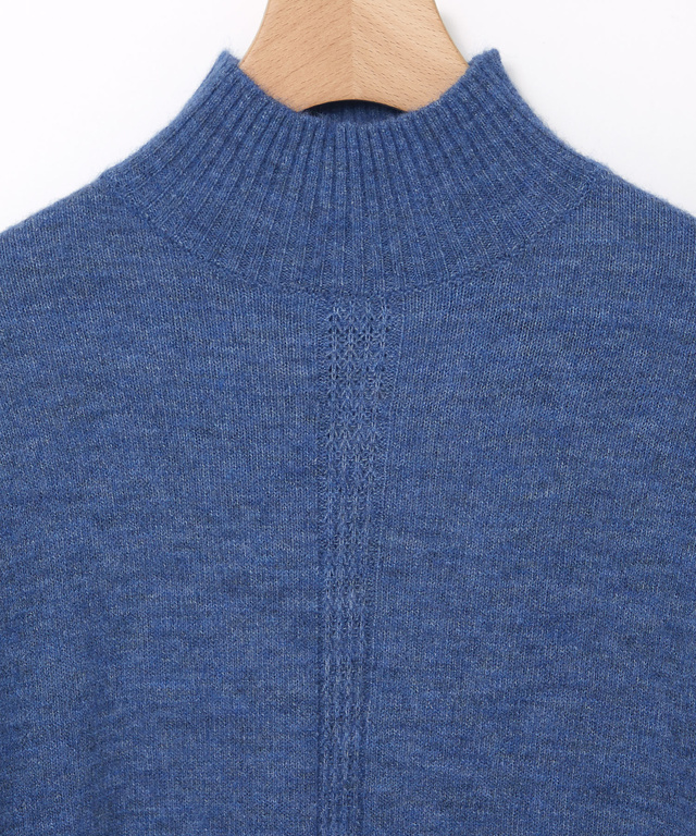 ウールブレンド タートルネック ニット【手洗いOK】