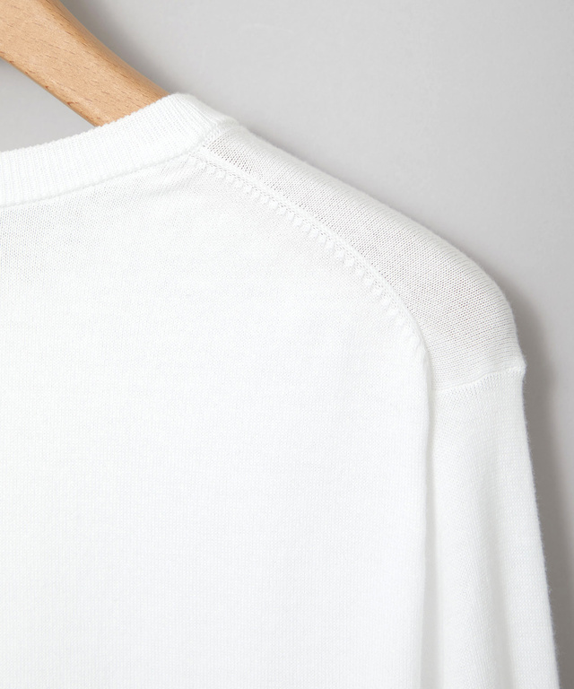 ケーブル ニット カーディガン【ウガンダオーガニックコットン】【手洗いOK】