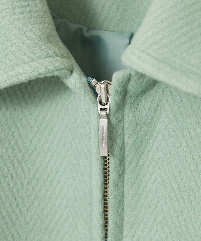 ウールライク ステンカラー コート