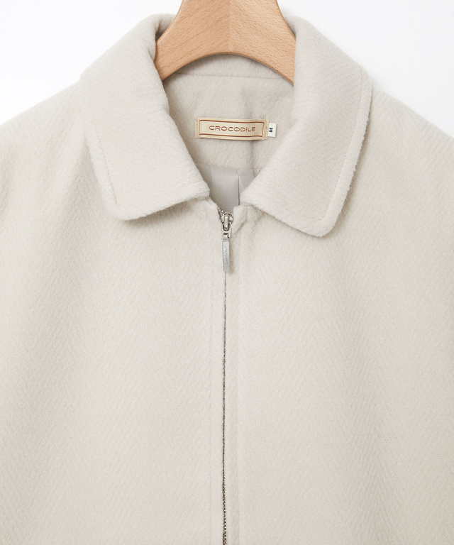 ウールライク ステンカラー コート