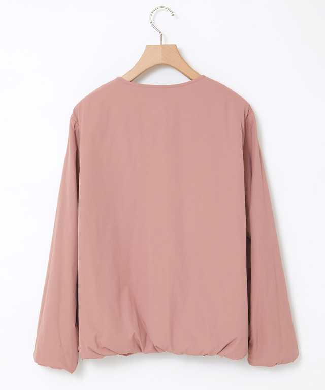 ノーカラー 中綿 ジャケット