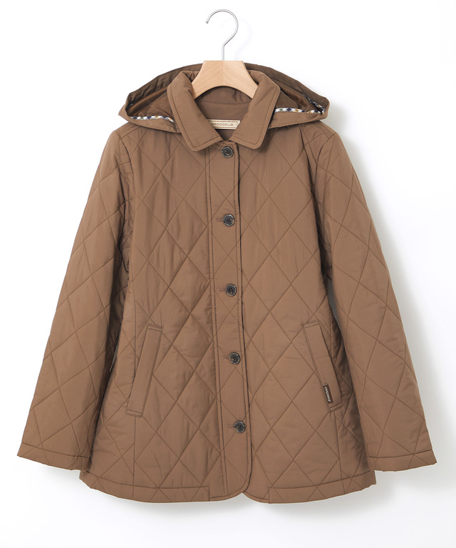 クロコダイルタータン ダイヤキルト 中綿 ジャケット