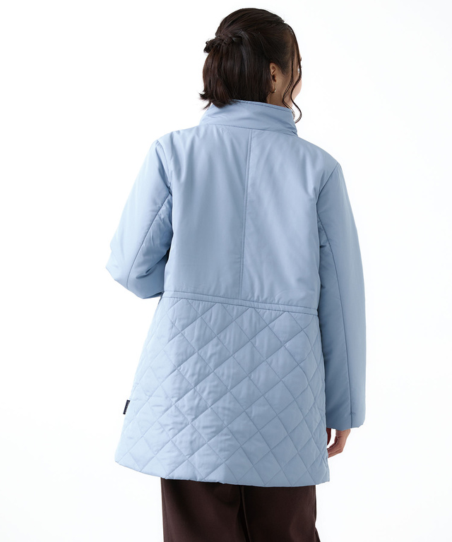 キルティング切り替え 中綿 ジャケット【撥水加工】