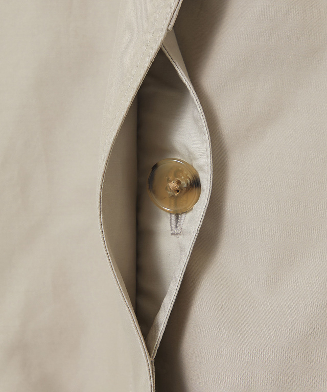 スピンドル付き ステンカラーコート