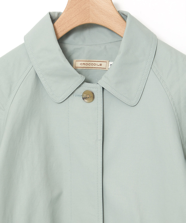 スピンドル付き ステンカラーコート