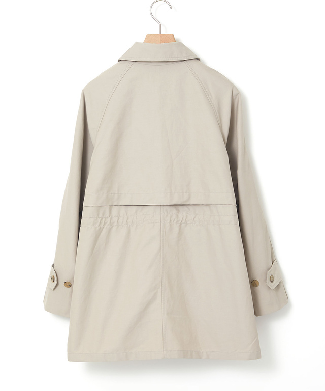 スピンドル付き ステンカラーコート