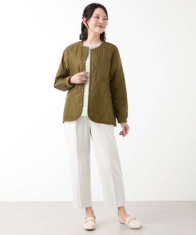 中綿 キルティング ジャケット