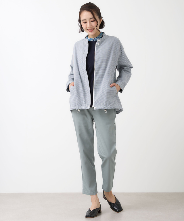 サッカー ギンガム ブルゾン【手洗いOK】