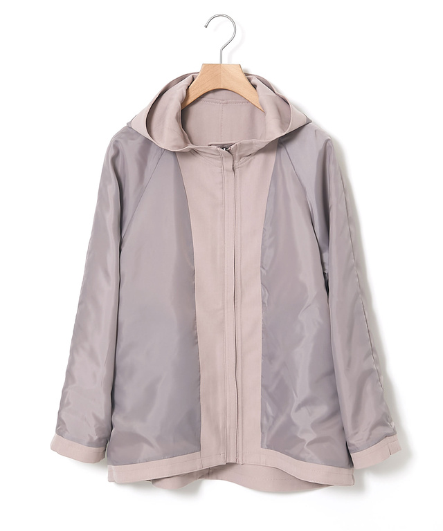 Aラインシルエット ショート丈 モッズコート