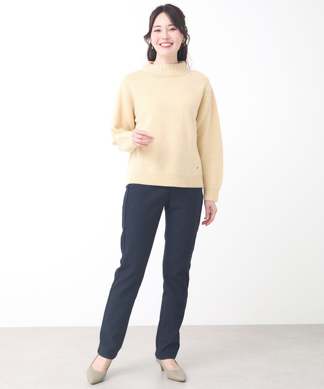 裏起毛 スリムパンツ