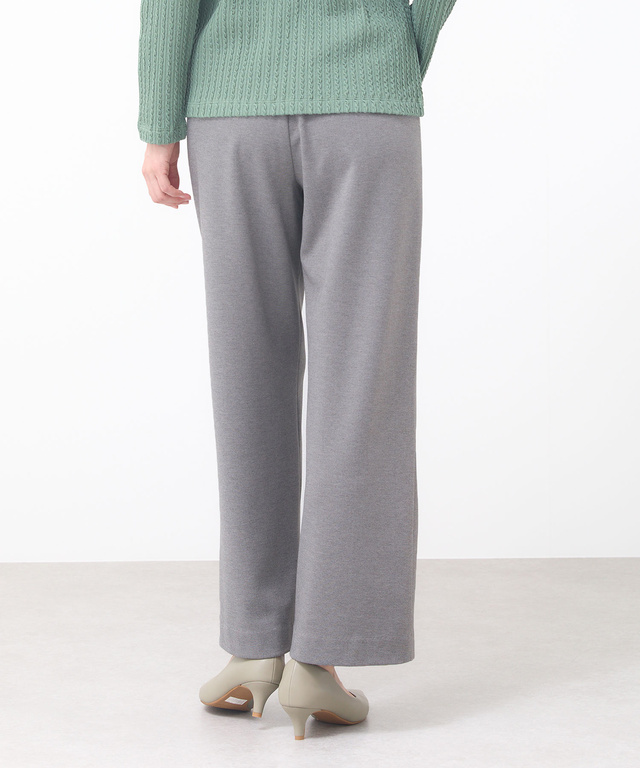 裏起毛 ワイド パンツ