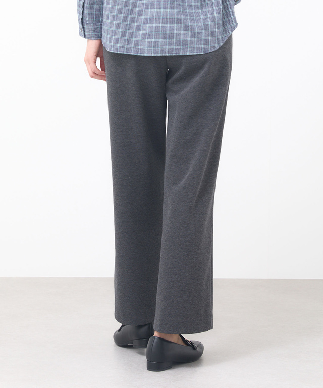 裏起毛 ワイド パンツ