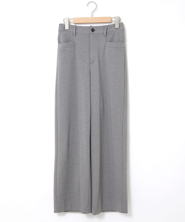 裏起毛 ワイド パンツ