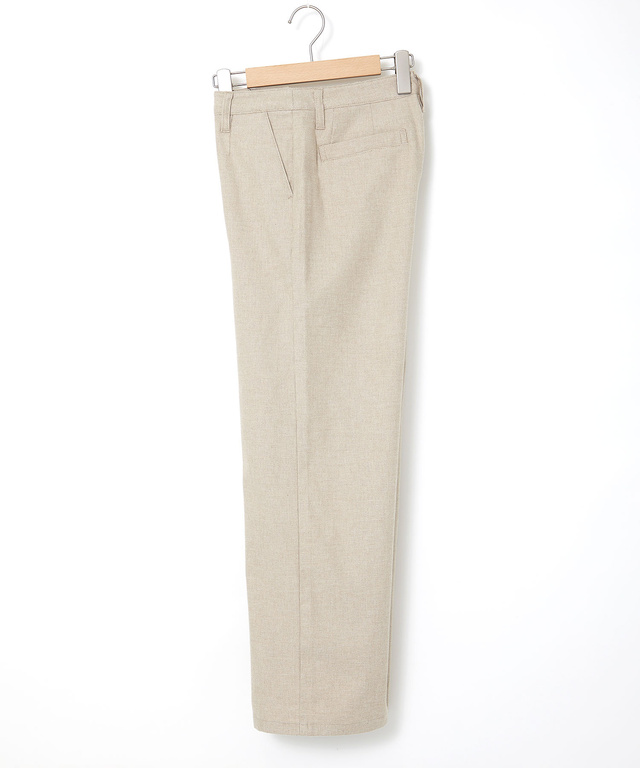 ピケ ストレッチ ワイドパンツ