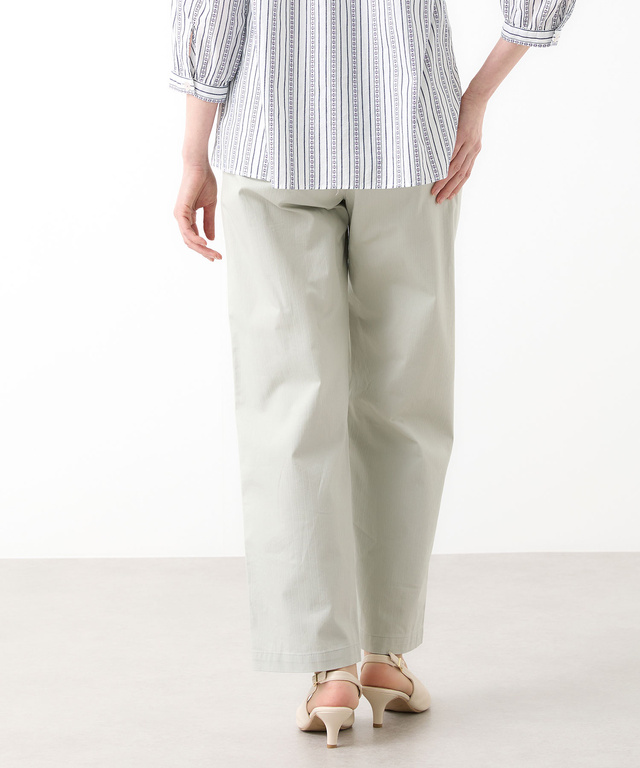 ヘリンボーン ストレート パンツ