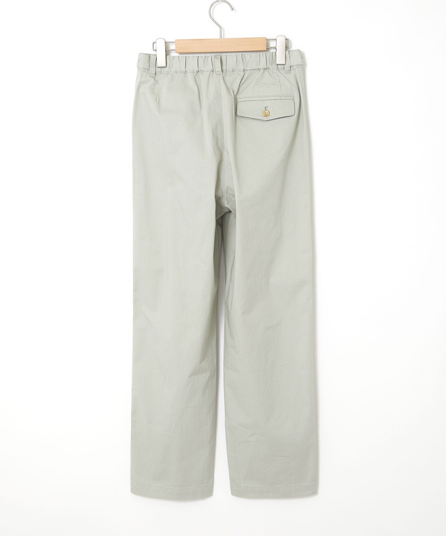 ヘリンボーン ストレート パンツ