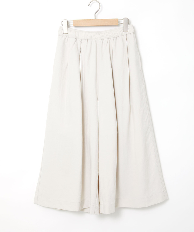 ウエストゴム ガウチョ パンツ