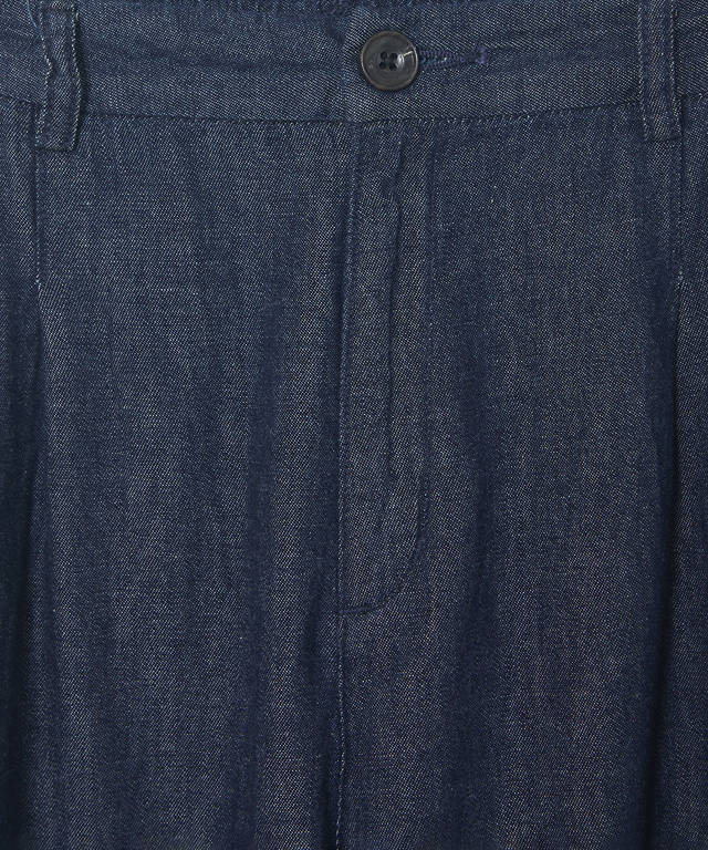 ブリーズデニム【タック入りワイド】