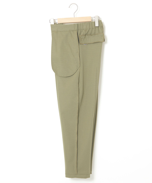 センタープレス テーパード パンツ