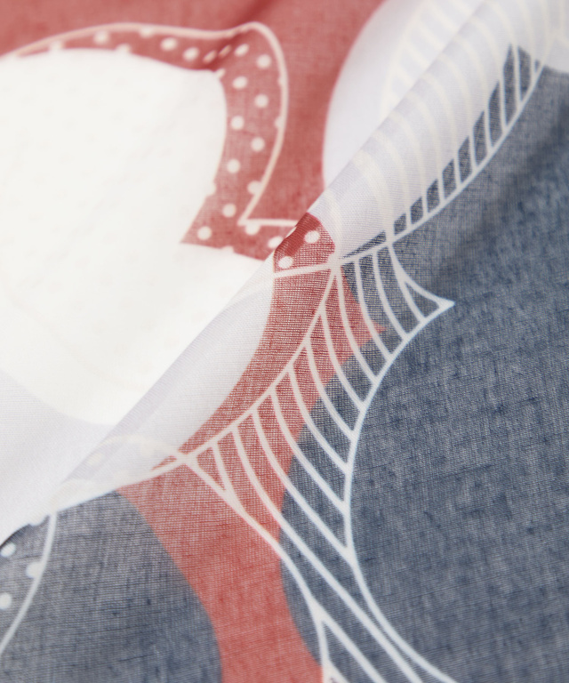 フラワーモチーフ スカーフ 