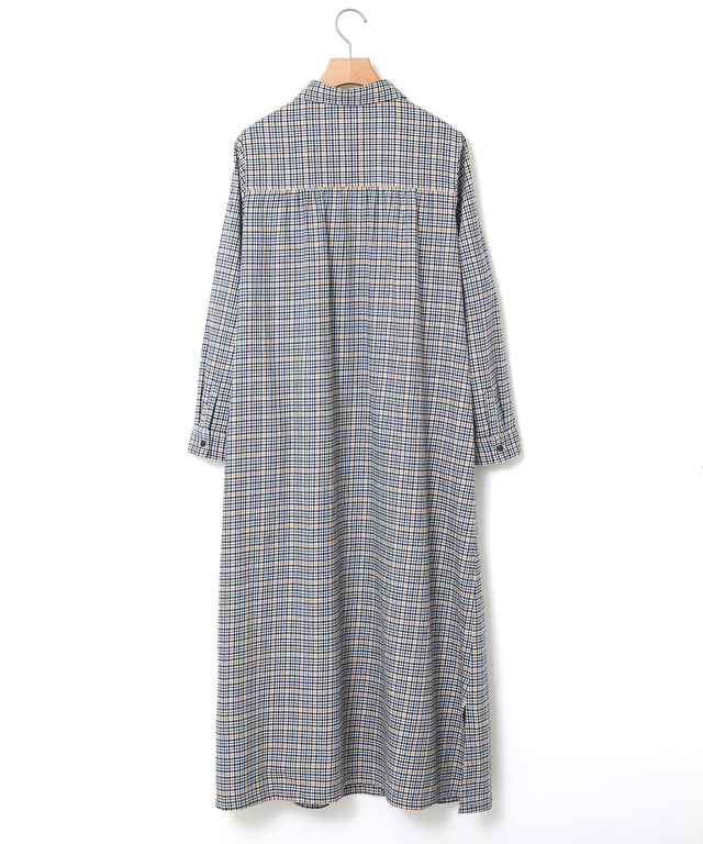 クロコダイルタータン 長袖 ワンピース