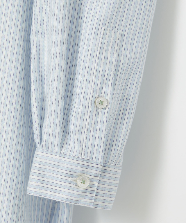 ノンアイロン ストライプ チュニック【シワになりにくい】