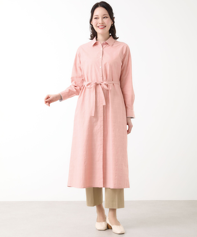ドビー シャツ ワンピース