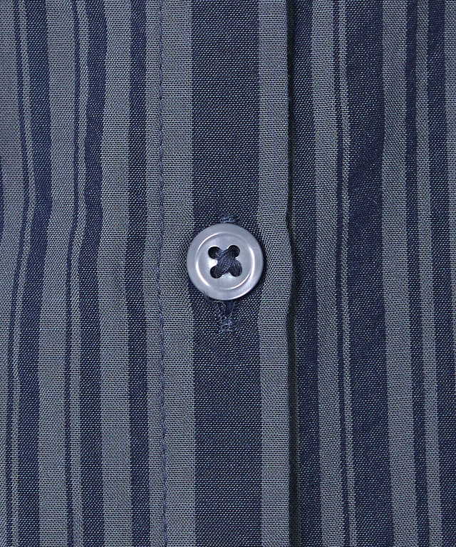 ストライプ ギャザー チュニック