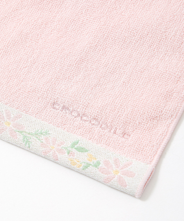 花柄刺繍 タオル ハンカチ【今治タオル】