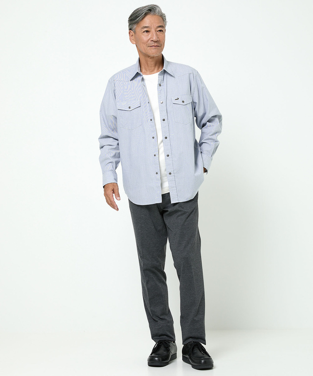 ダブルポケット デザイン シャツ