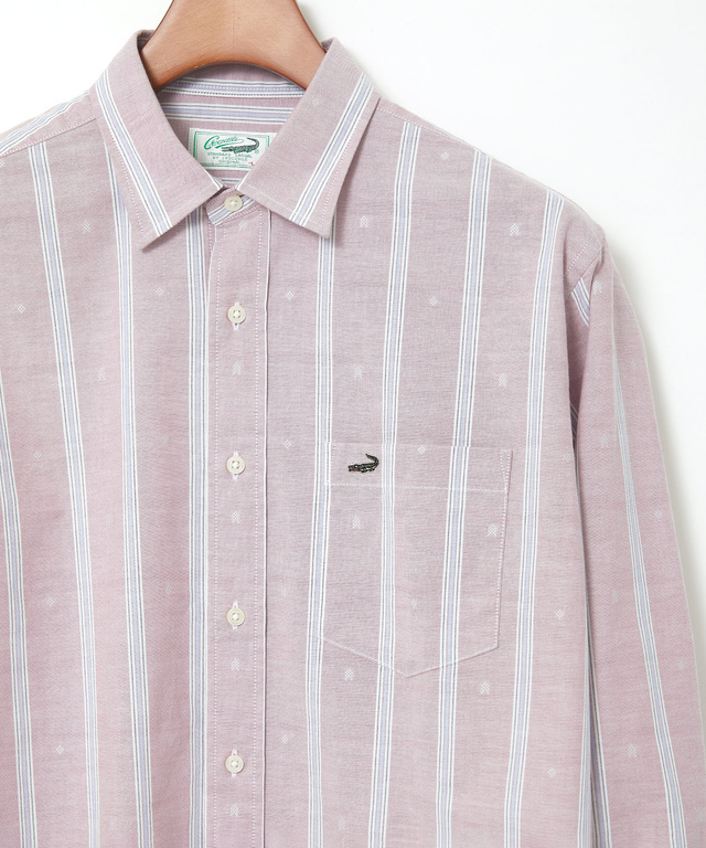 カットドビー ストライプ シャツ