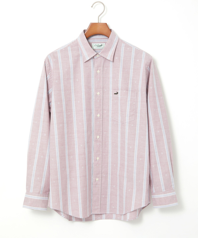 カットドビー ストライプ シャツ