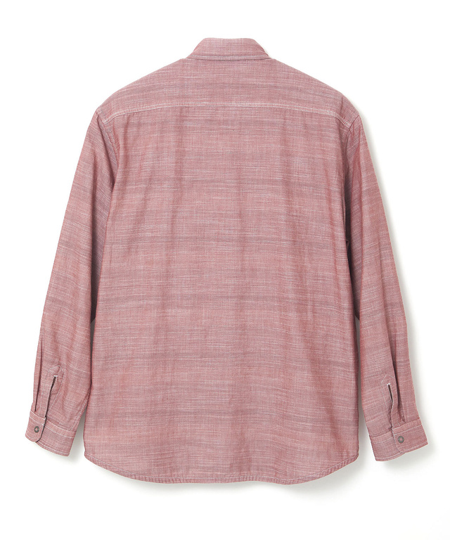 ダブルガーゼ マルチボーダー リバーシブルシャツ【吸汗速乾】