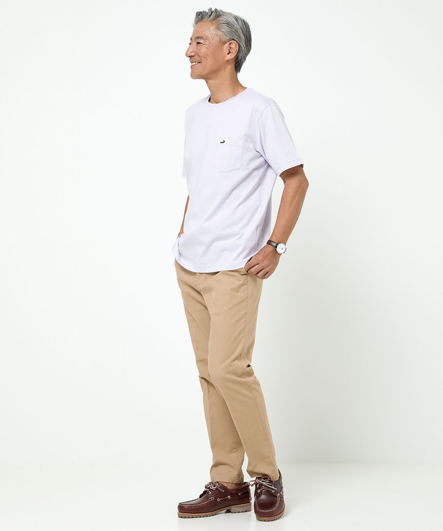 天竺 胸ポケット付き Tシャツ