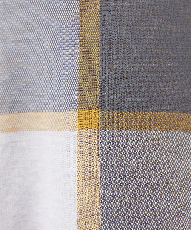 パネルチェック柄 ポロシャツ