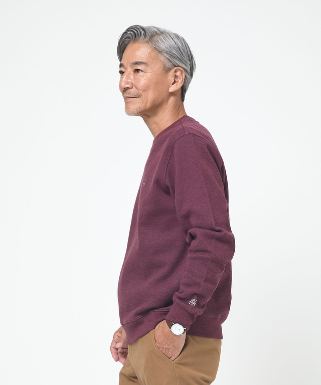 ダブルフェイス クルーネック トレーナー