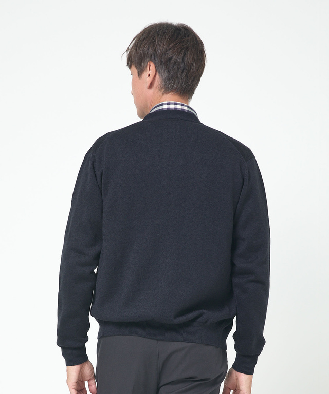 10ゲージカーディガン【洗濯機洗いOK】