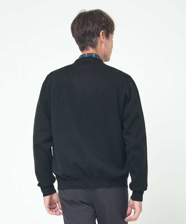 10ゲージカーディガン【洗濯機洗いOK】