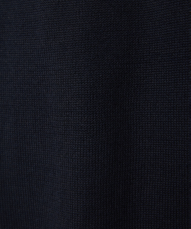 10ゲージVネックセーター【洗濯機洗いOK】