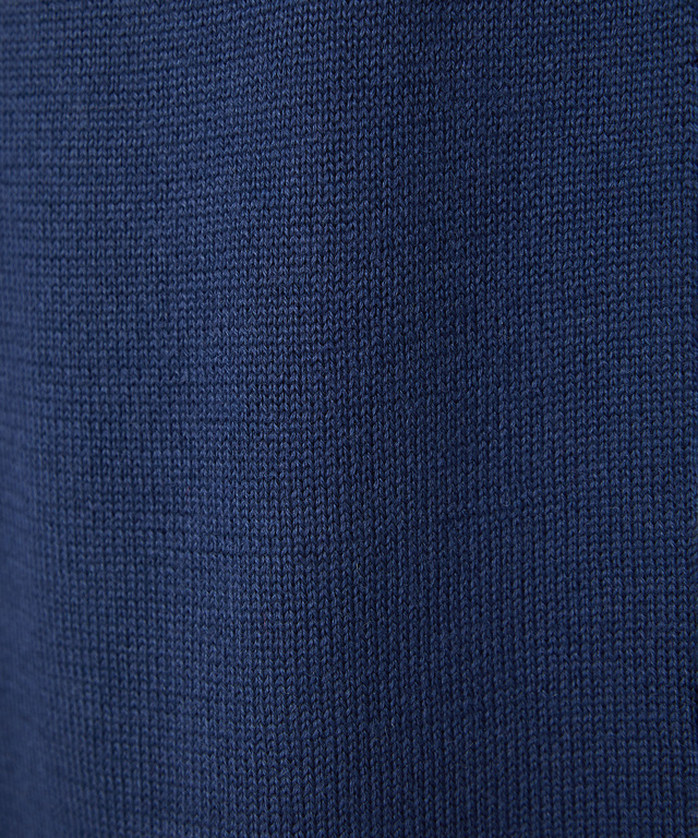 10ゲージVネックセーター【洗濯機洗いOK】